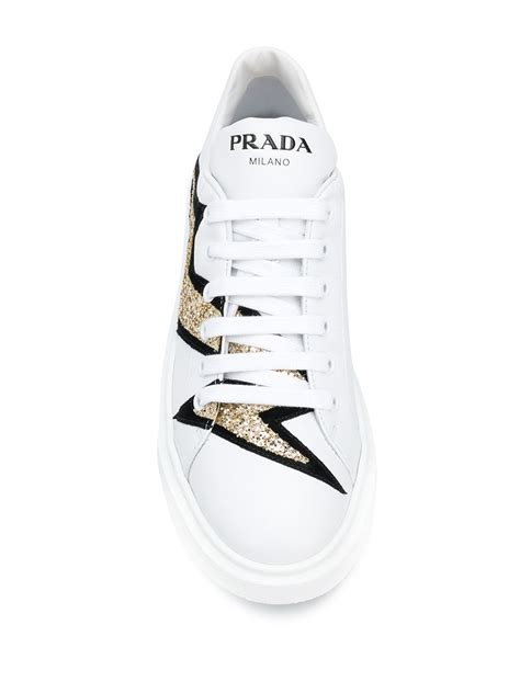 prada lightning bolt sneakers|Electrifying Fashion: Lightning Bolt Shoes Prada.